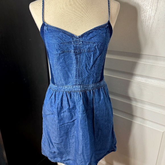 Splendid Denim Mini Dress - M - Picture 1 of 4
